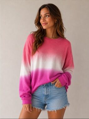 364. Boutique Oversized Ombré Sweater‎ by Elan O/S